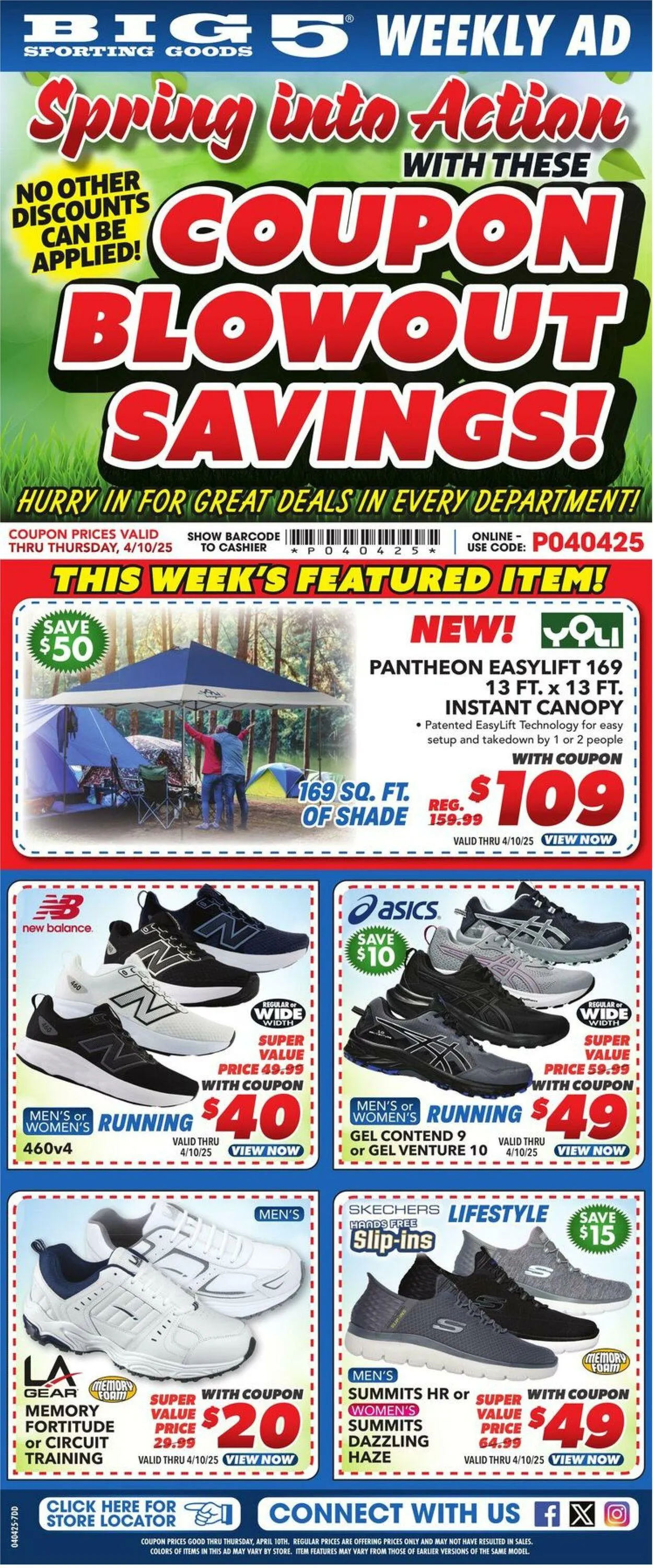 Catálogo de Big 5 Current weekly ad 4 de abril al 10 de abril 2025 - Página 1