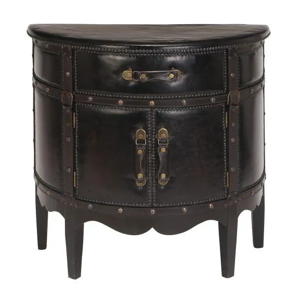 Traditional 32" Cabinet with Drawer and Storage Compartment by Marisol + Daisy - Brown