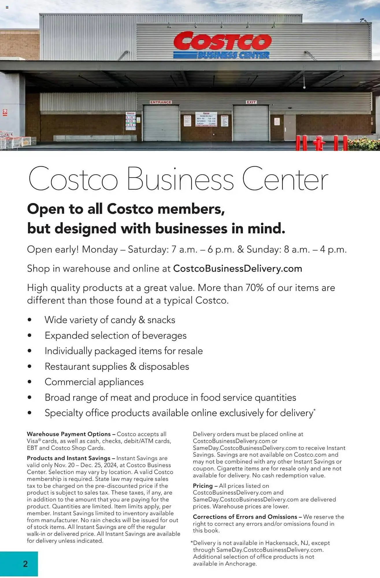 Weekly ad Costco Weekly Ad from November 20 to December 25 2024 - Page 2