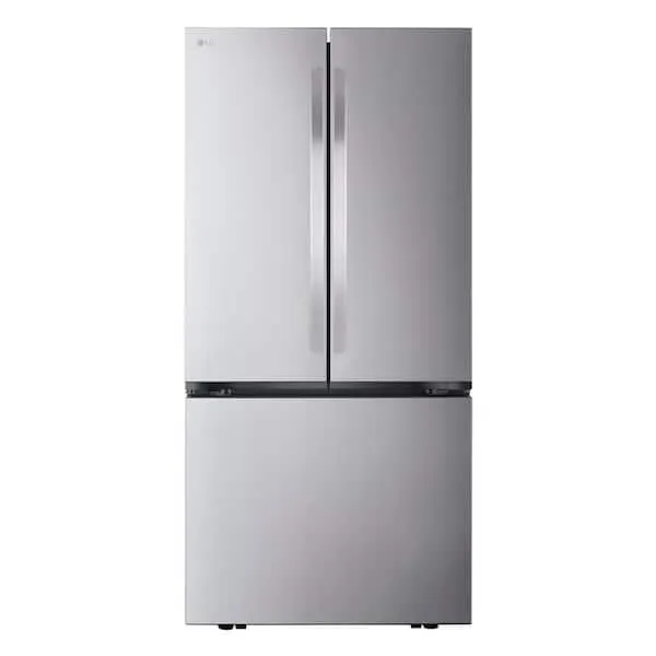 33 in. W. 21 cu.ft. SMART Counter Depth MAX French Door Refrigerator with Ice Maker in PrintProof Stainless Steel