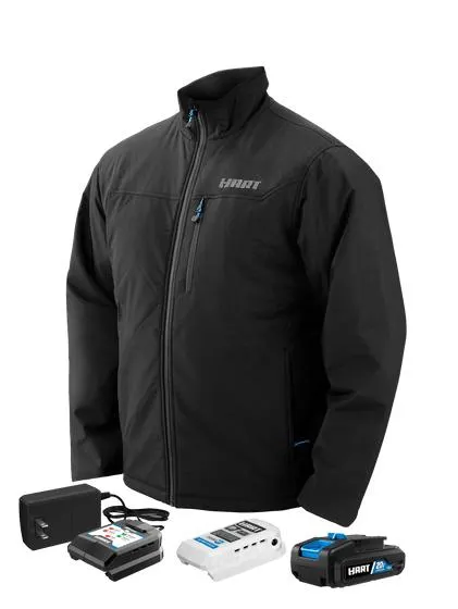 20V Heated Black Jacket Kit - M