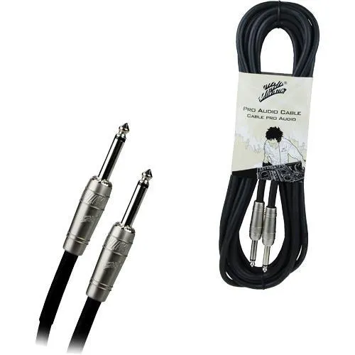20 Ft. 1/4" Male Mono to 1/4" Male Mono Pro Audio Cable