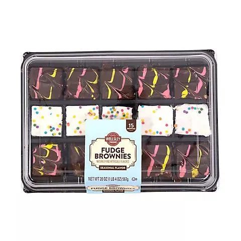 Wellsley Farms Spring Brownie Tray, 15 ct.