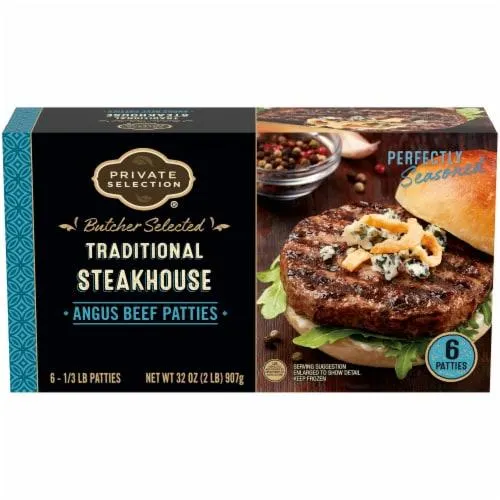 Private Selection® Traditional Steakhouse Angus Beef Patties