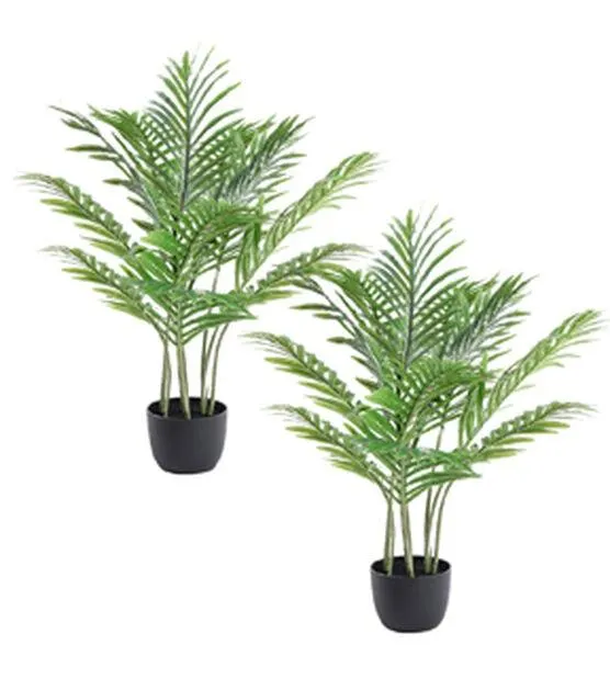 Forever Leaf 24" Areca Artificial Indoor Palm Tree 2pk