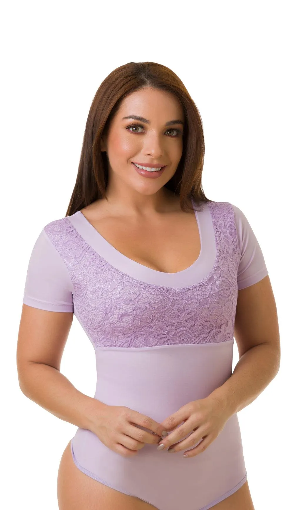 Body Con Encaje Superior 4BB686