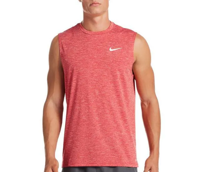 Mens Swim Dri-Fit Heathered Performance Tank Top