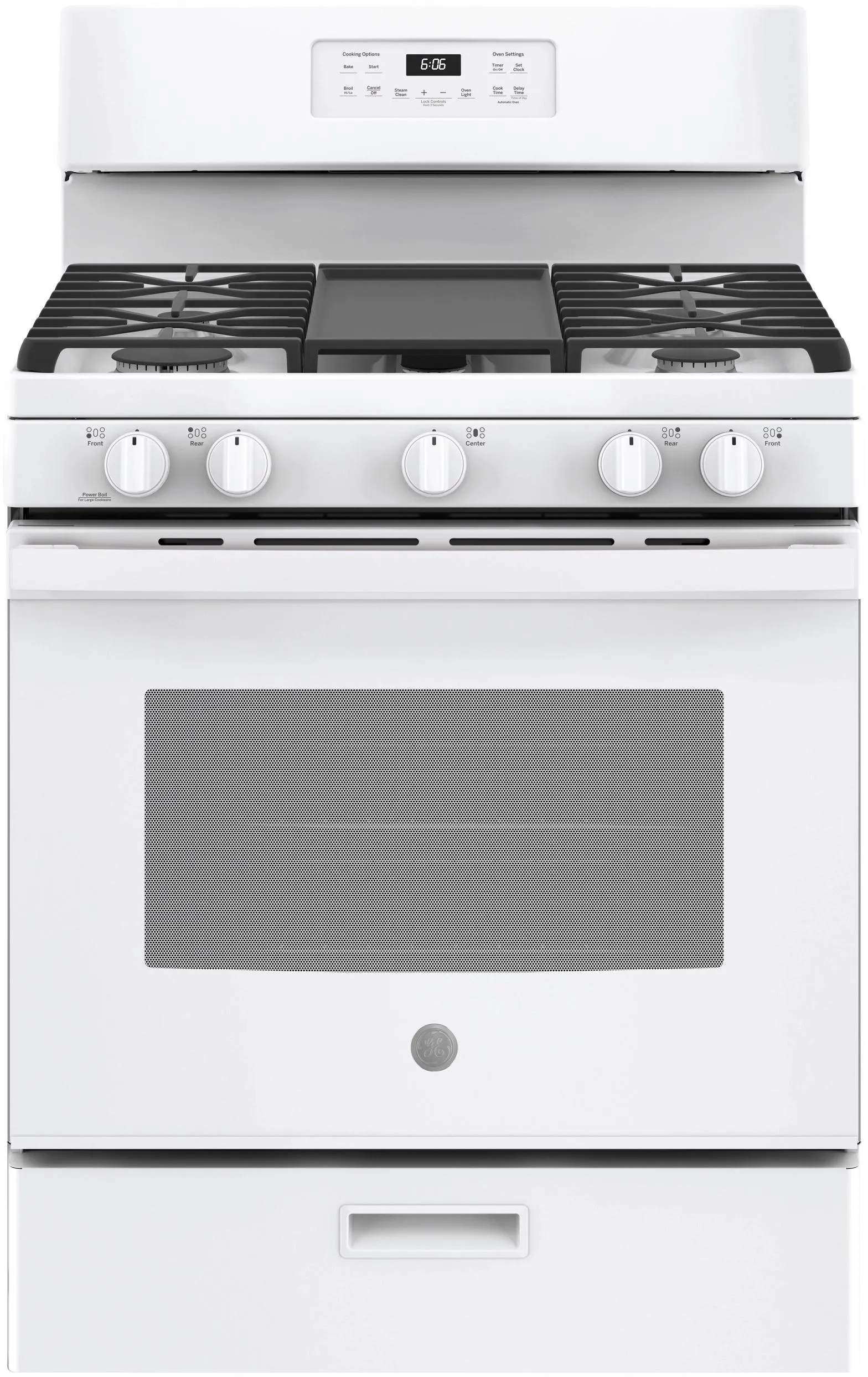 General Electric 30 Inch Freestanding Gas Range with 5 Sealed Burners