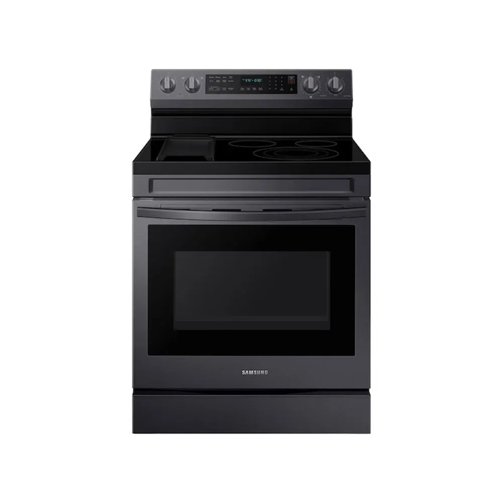 Samsung NE63A6711SG/AA 6.3 cu. ft. Smart Freestanding Electric Range with No-Preheat Air Fry, Convection+ & Griddle in Black Stainless