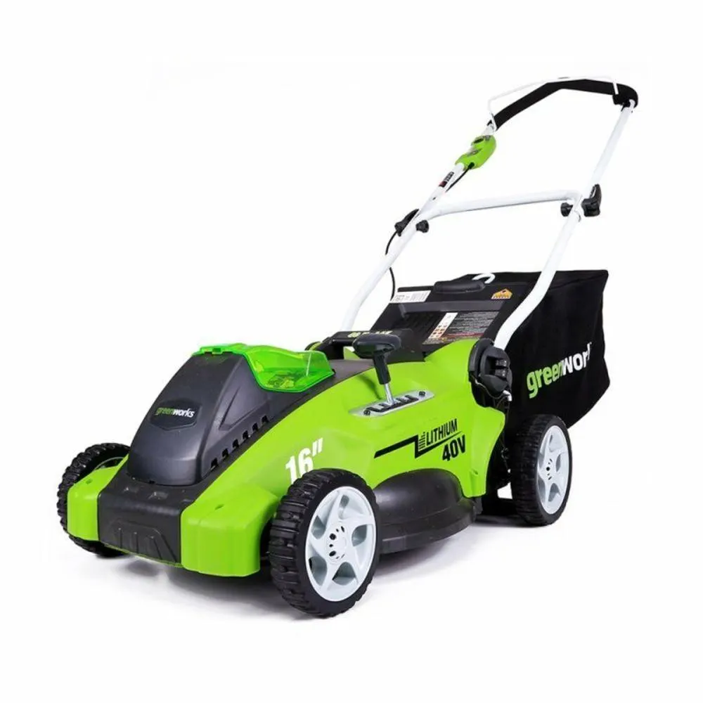 Greenworks 25322 G-MAX 40V Li-Ion 16-Inch Cordless Lawn Mower -