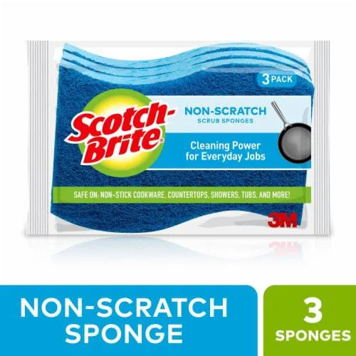 Scotch-Brite® Zero Scratch Scrub Sponge