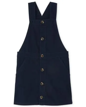 Falda de sarga de uniforme para niñas - tidal