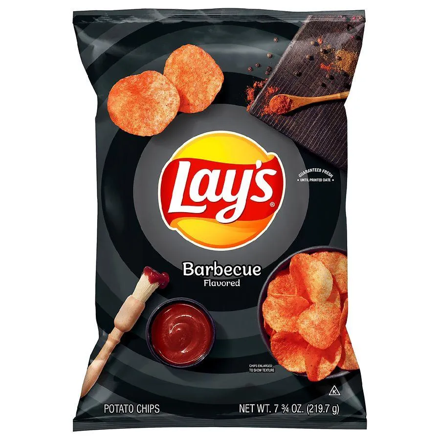 Lay's Potato Chips Barbecue, 7.75 oz