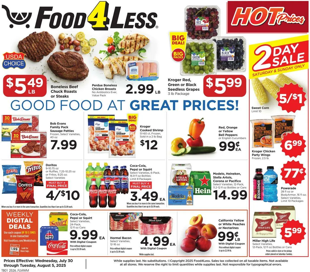Food 4 Less Current weekly ad - 1