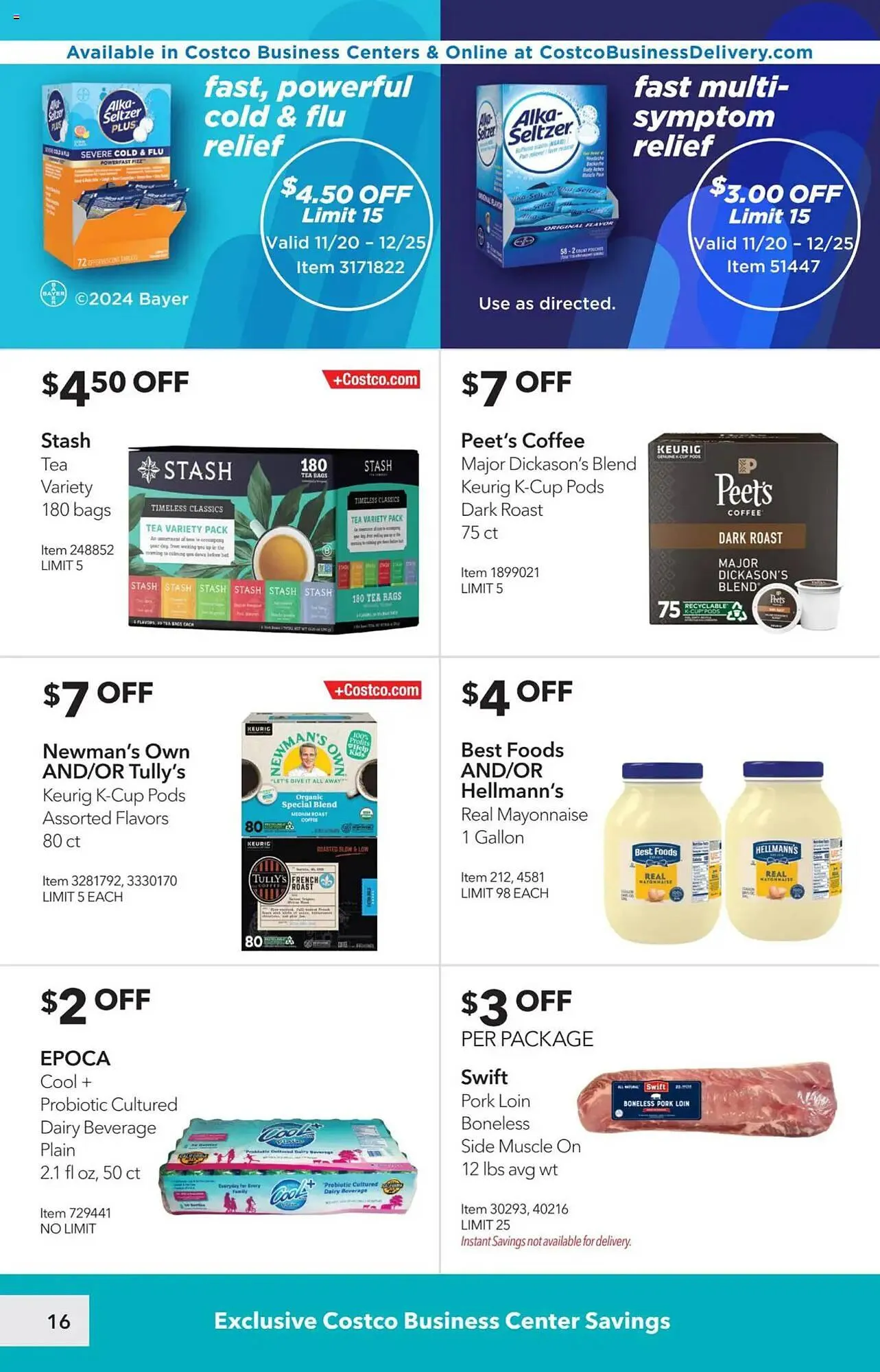 Weekly ad Costco Weekly Ad from November 20 to December 25 2024 - Page 16