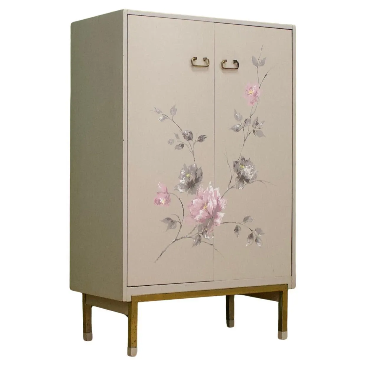 Armario Tallboy de mediados de siglo Gama Decorada por VB Wilkins G Plan, años 60