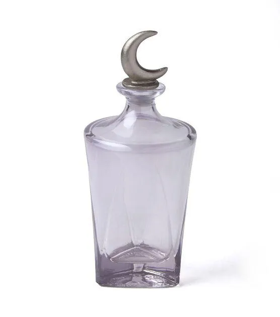 8" Halloween White Glass Potion Bottle by Place & Time