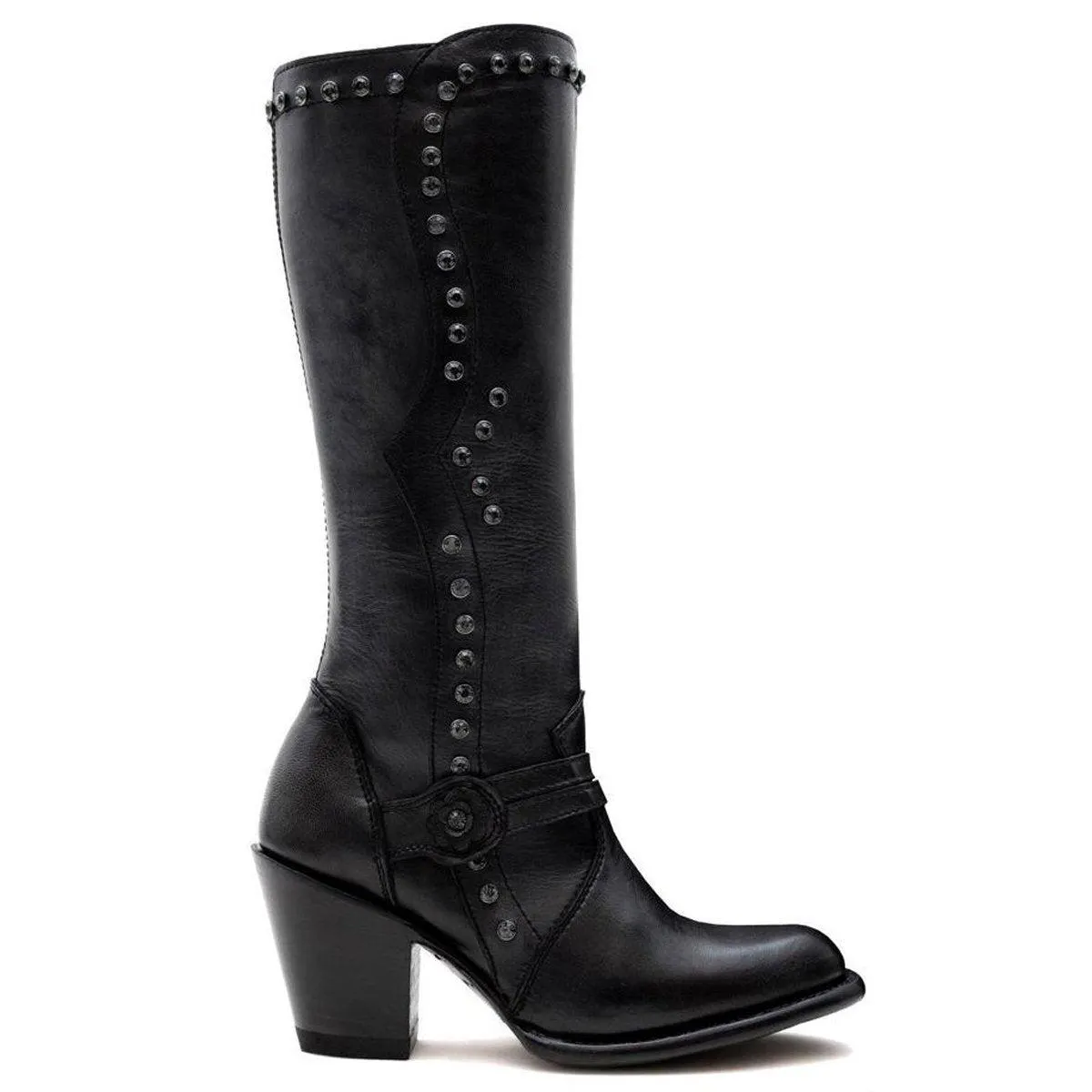 Botas de Cuero Alta para Dama, Denali Negro 3618305