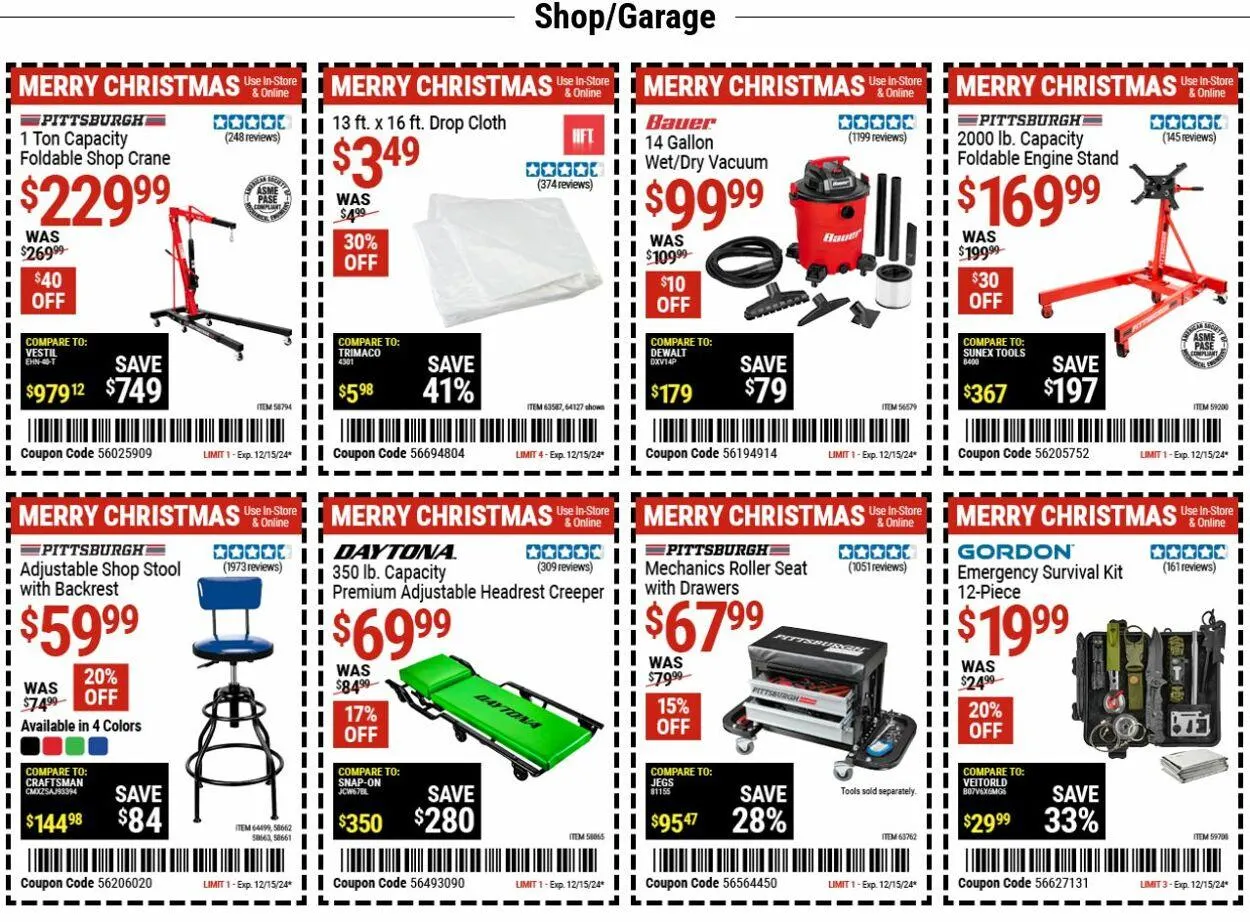 Catálogo de Harbor Freight Current weekly ad 9 de diciembre al 18 de diciembre 2024 - Página 10