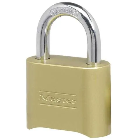 Master Lock 175D 2-9/10 in. H X 1 in. W X 2 in. L Steel Double Locking Padlock
