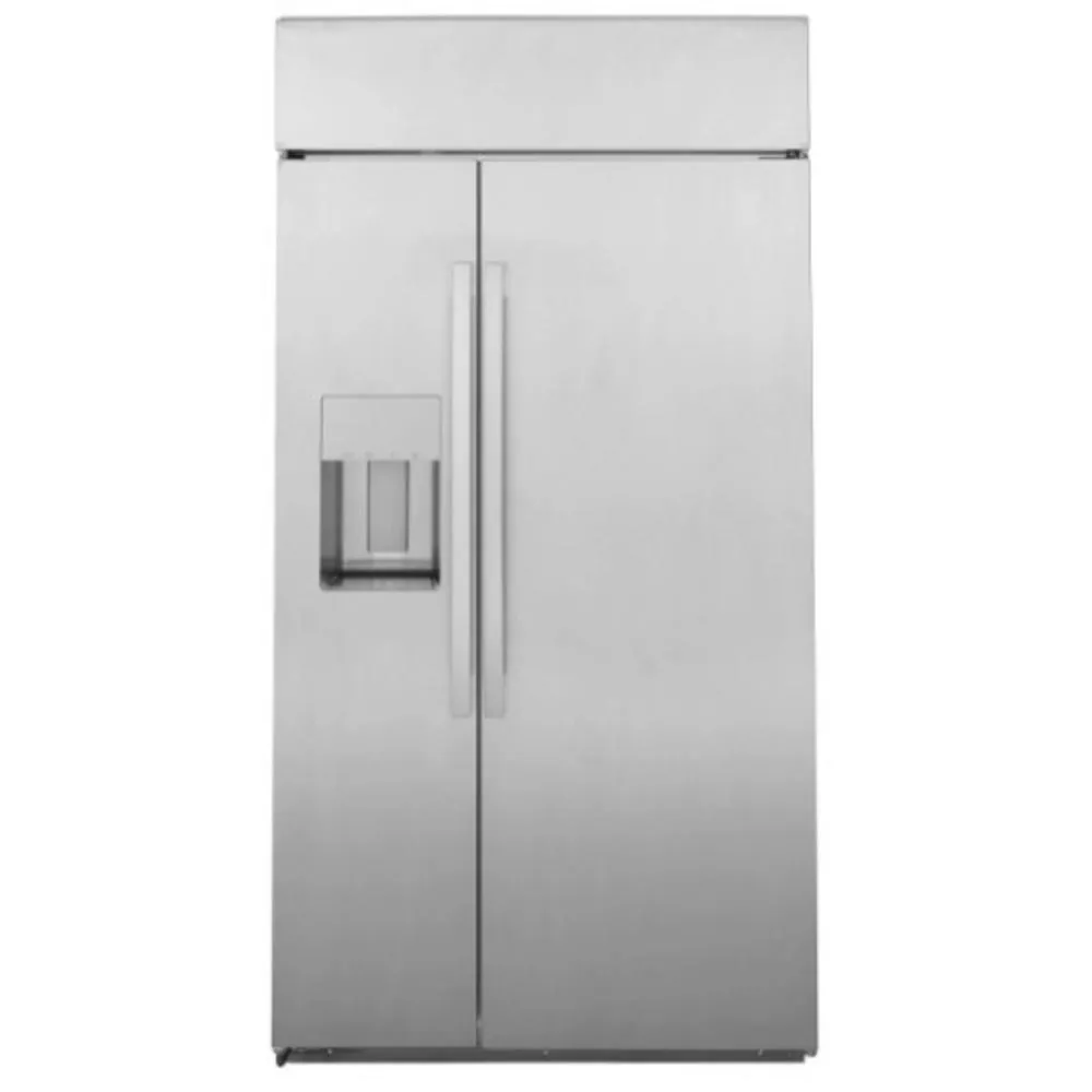 GE Appliances PSB42YSNSS 42” Built-in 24.3 cu.ft. Side-by-Side Refrigerator – Stainless Steel
