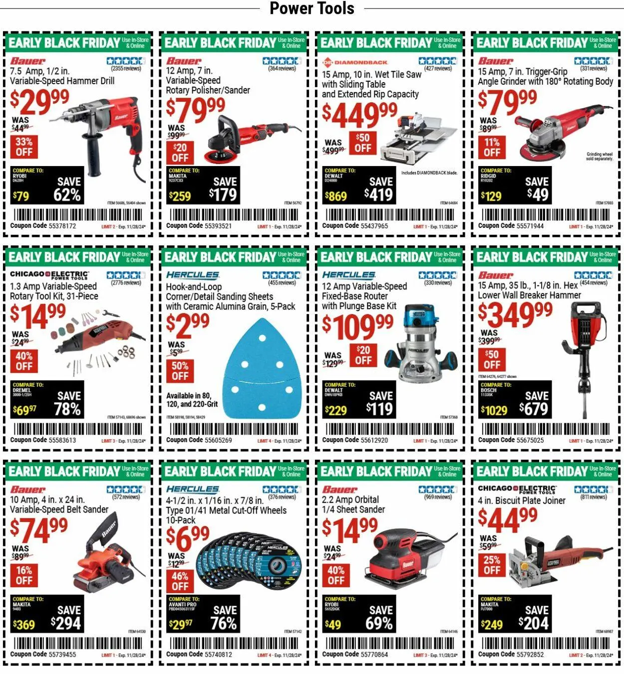 Catálogo de Harbor Freight Current weekly ad 18 de noviembre al 27 de noviembre 2024 - Página 9