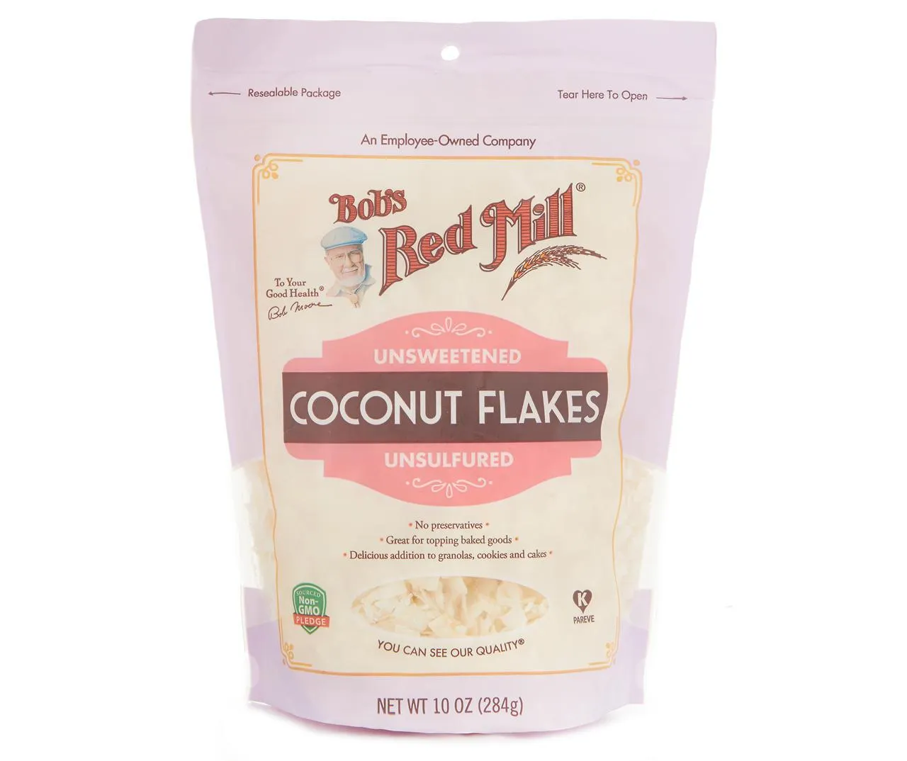 Unsweetened Coconut Flakes, 10 Oz.