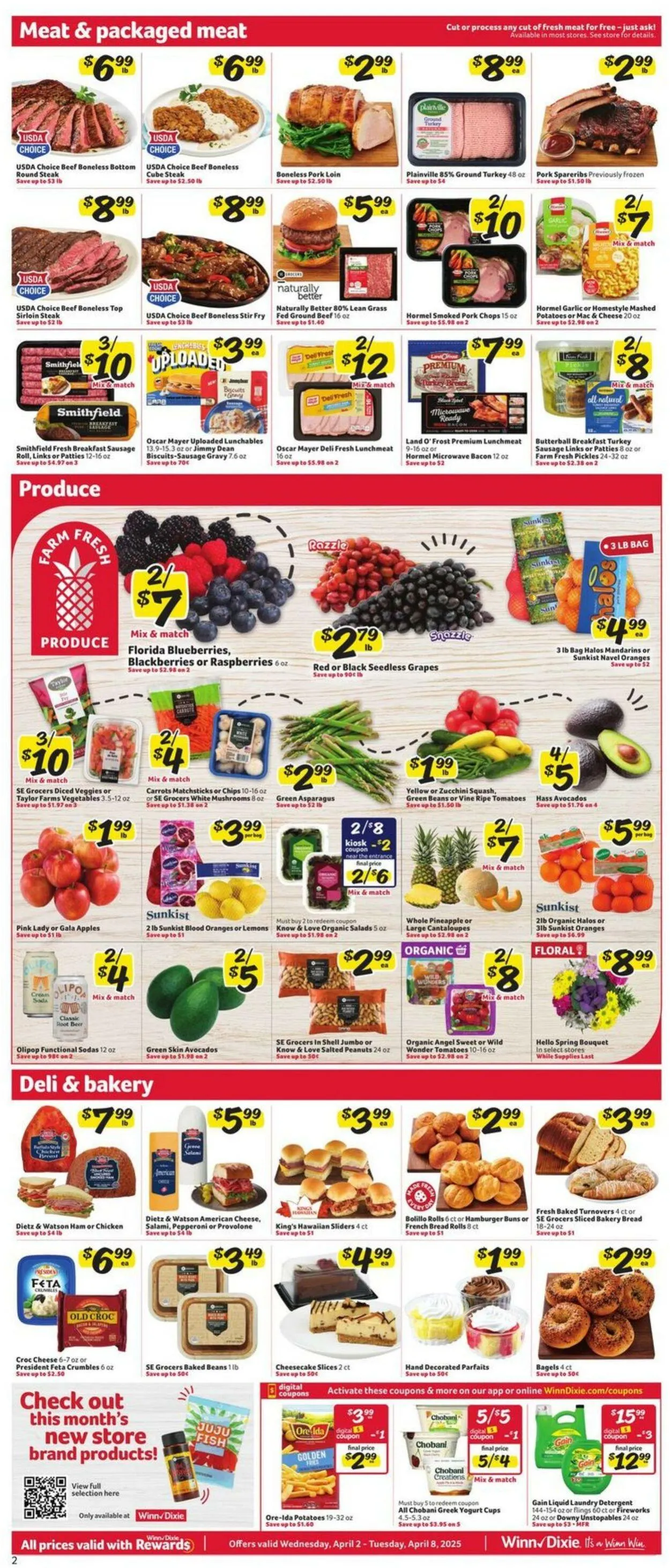 Catálogo de Winn Dixie Current weekly ad 2 de abril al 8 de abril 2025 - Página 2