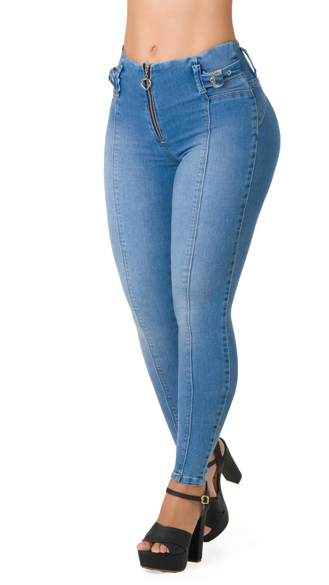 Jeans levanta cola tobillero secret love 21376PAT-N