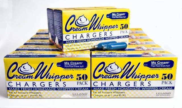 Leland Ms Cream 8g N20 Cream Whipper Chargers Twelve 50 Packs