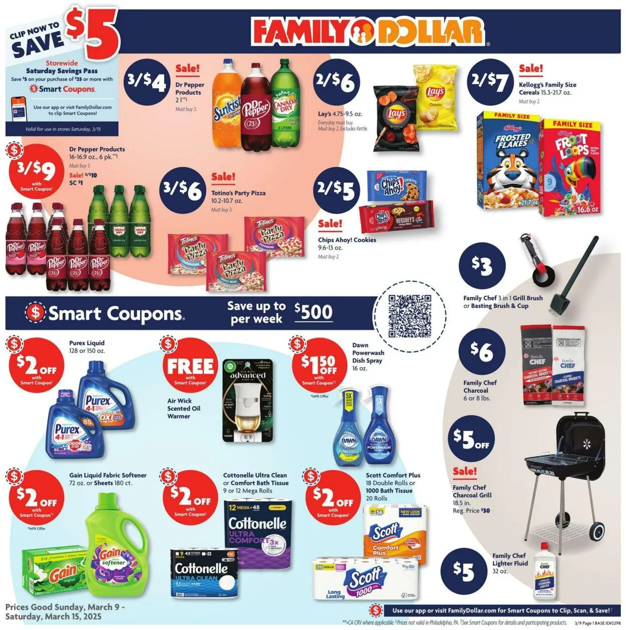 Catálogo de Family Dollar Current weekly ad 9 de marzo al 15 de marzo 2025 - Página 1
