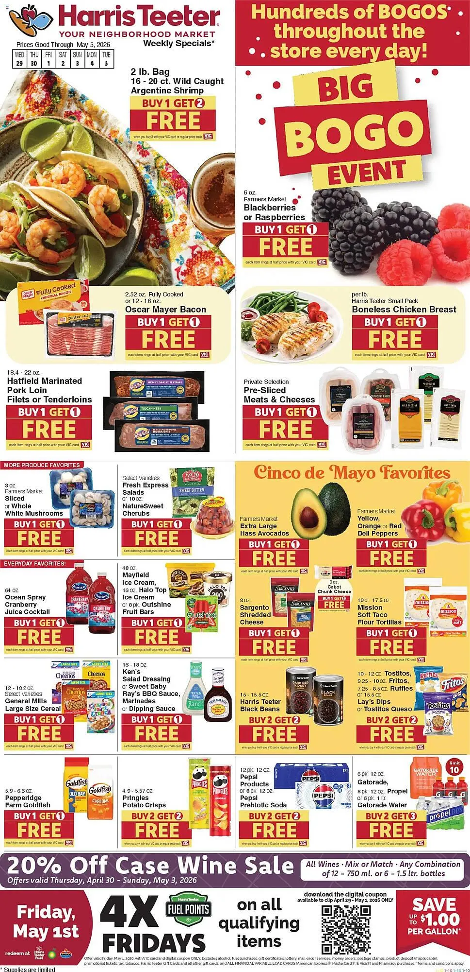 Catálogo de Harris Teeter weekly ad 29 de abril al 6 de mayo 2026 - Página 1