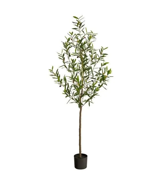 Nearly Natural 6' Olive Artificial Tree