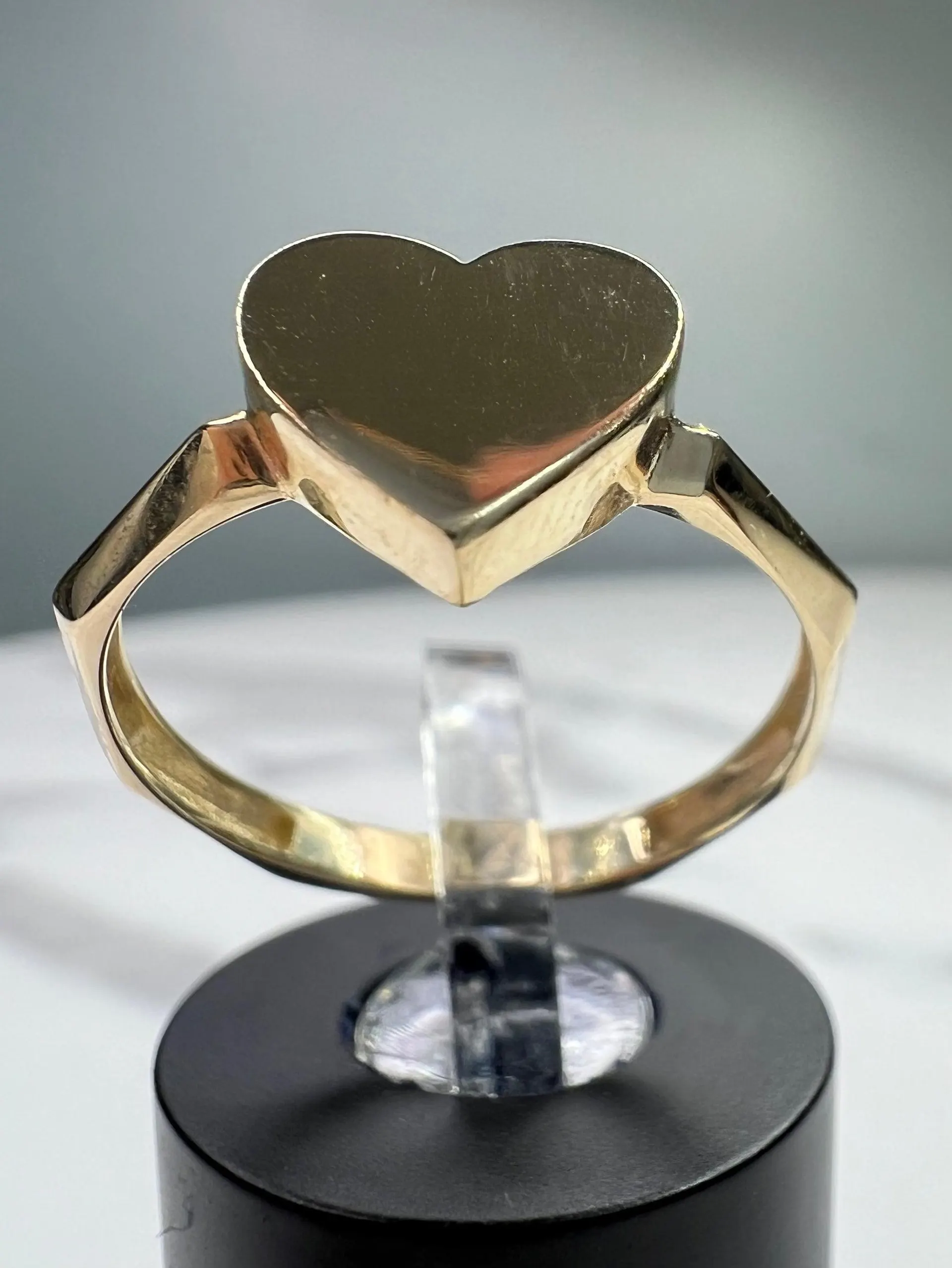 14K Heart Ring