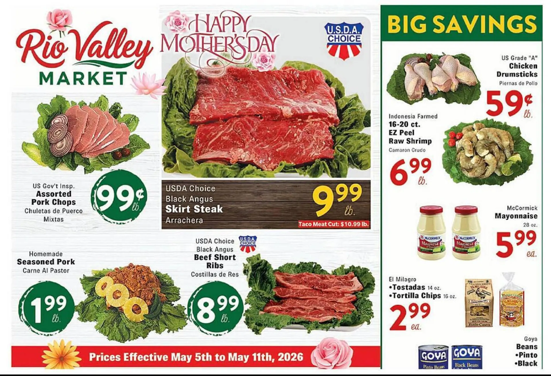 Catálogo de Rio Valley Market weekly ad 5 de mayo al 11 de mayo 2026 - Página 1