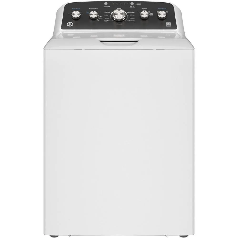 GE Appliances GTW480ASWWB GE® 4.6 cu. ft. Capacity Washer with Stainless Steel Basket,Cold Plus and Wash Boost​ - White