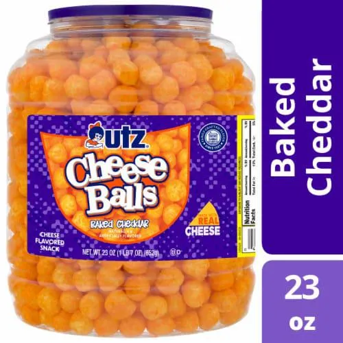 Utz® Baked Cheddar Cheese Balls Chips