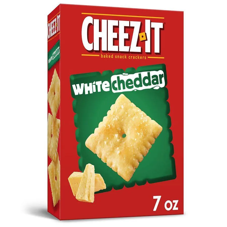 Cheez-It Cheese Crackers White Cheddar, 7.0 oz