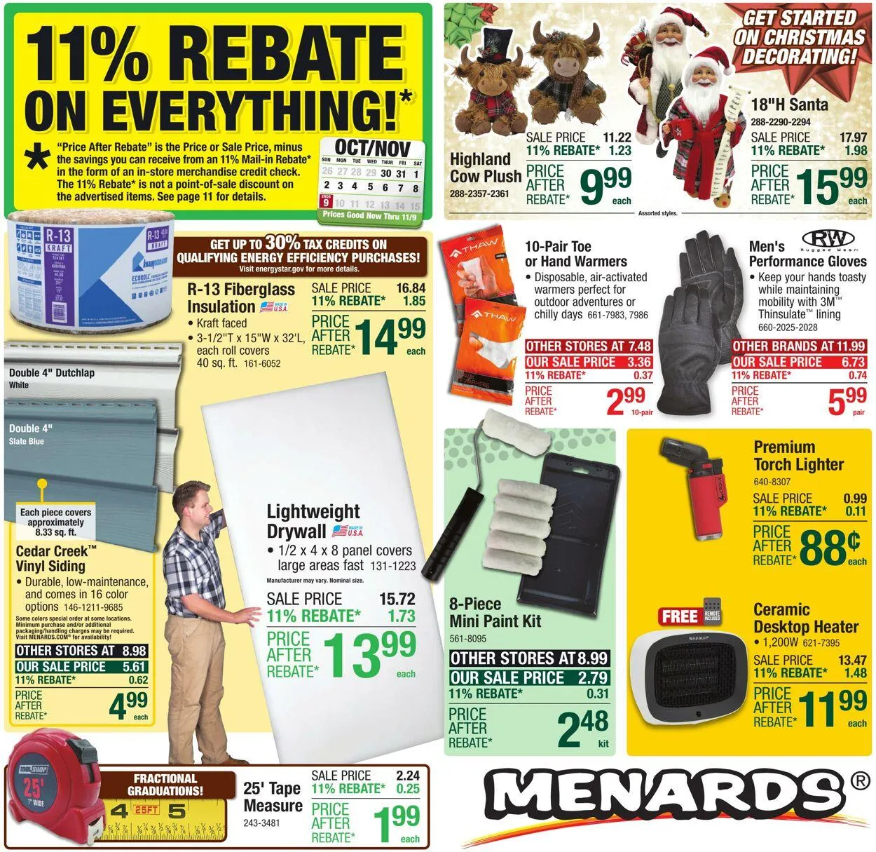 Catálogo de Menards Current weekly ad 29 de octubre al 9 de noviembre 2025 - Página 1