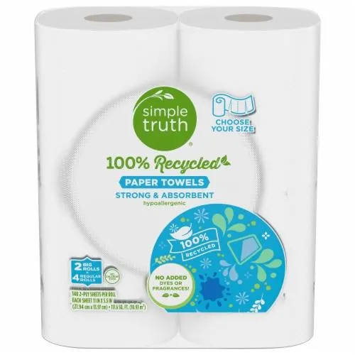 Simple Truth 100% Recycled Paper Towels