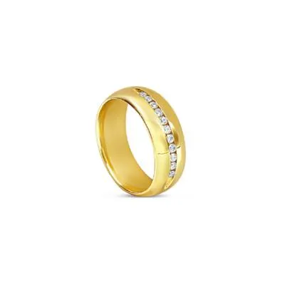 Wedding band - Three gold 18kt / 7.5