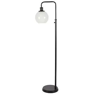 Black Downbridge Floor Lamp
