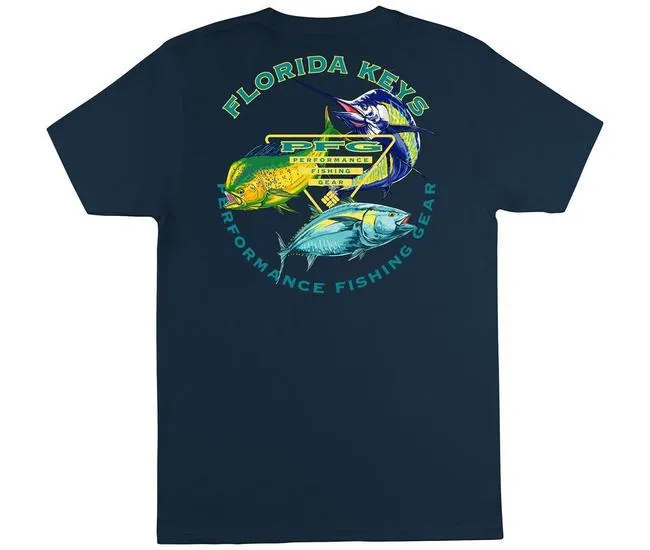 Mens PFG Buress Solid Graphic T-Shirt