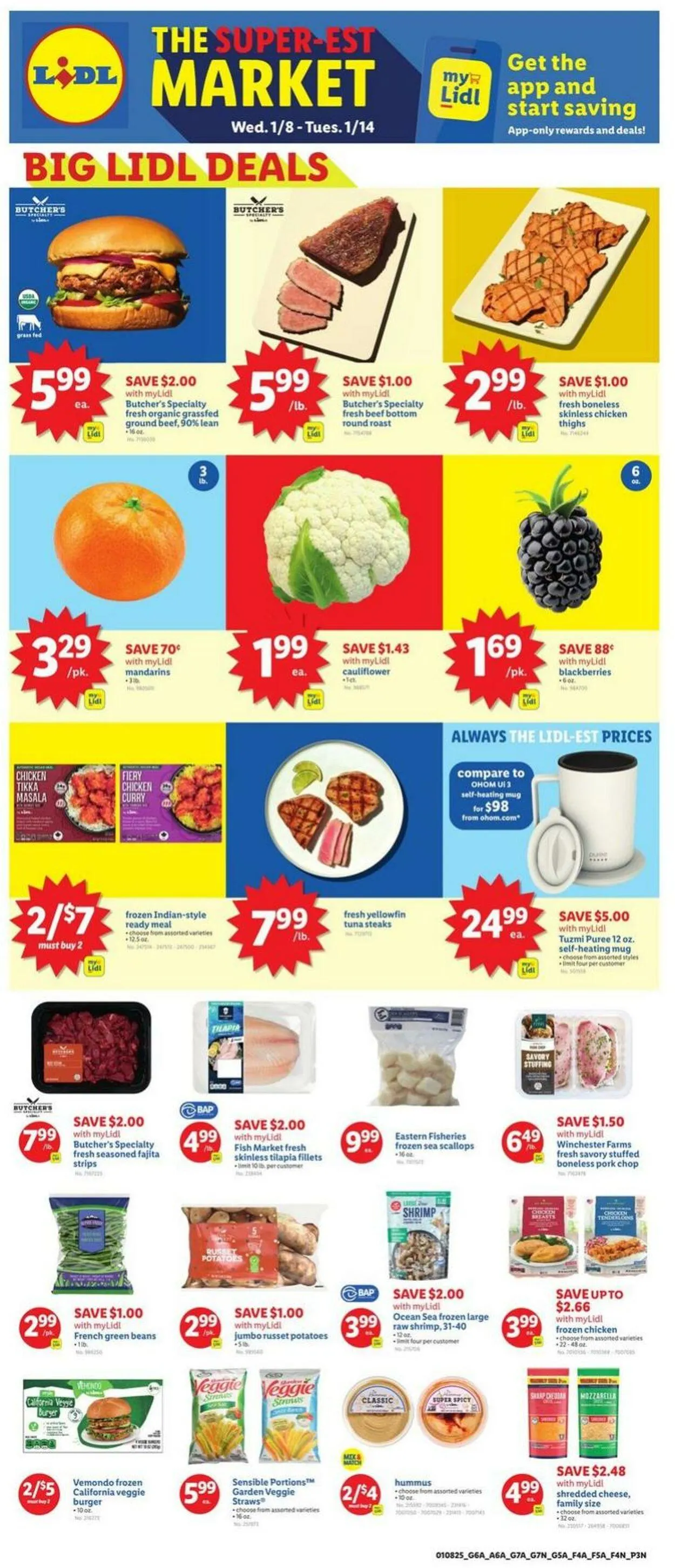 Catálogo de Lidl Current weekly ad 8 de enero al 14 de enero 2025 - Página 1