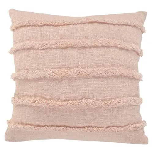 Almohada sólida con mechones de perla