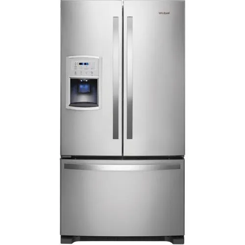 - 19.72 CuFt Stainless Steel 3 Door French Door Refrigerator