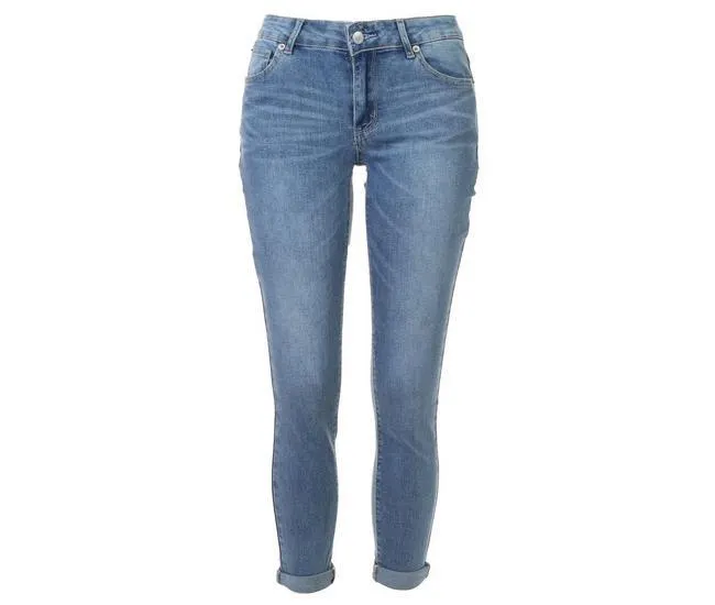 Juniors Skinny Roll Cuff Jeans