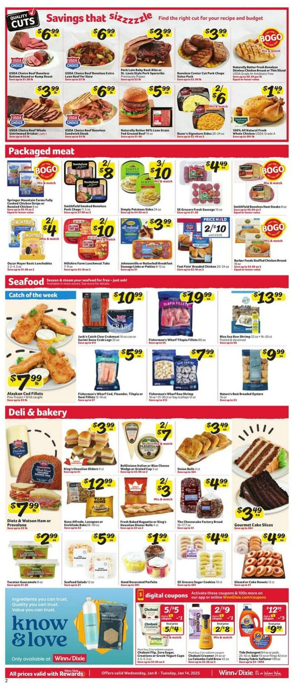 Catálogo de Winn Dixie Current weekly ad 8 de enero al 14 de enero 2025 - Página 2