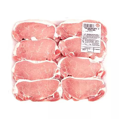 Wellsley Farms Boneless Fresh Pork Loin Chops, 4.75-5.5 lb