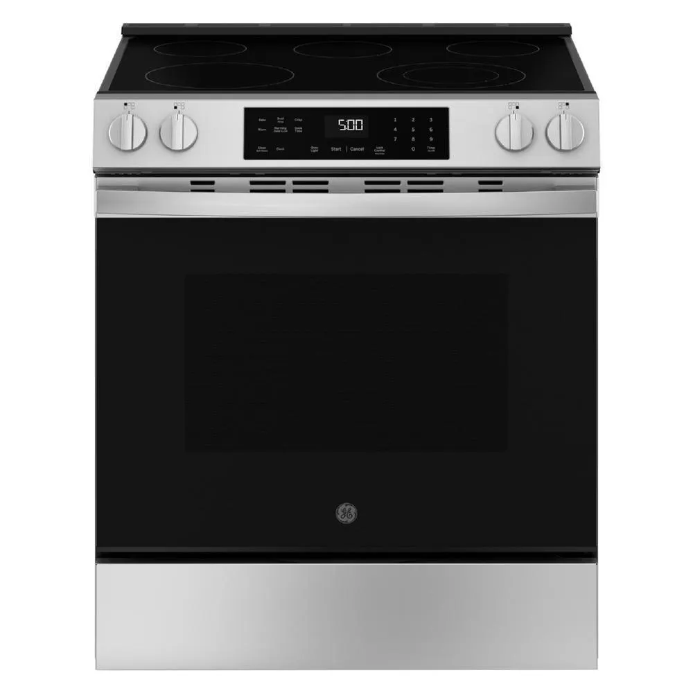 GE Appliances GRS500PVSS 30" Slide-In Electric Range - Stainless Steel